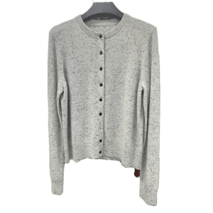 Women's cashmere-knitted cardigan 14-gauge botted yarns